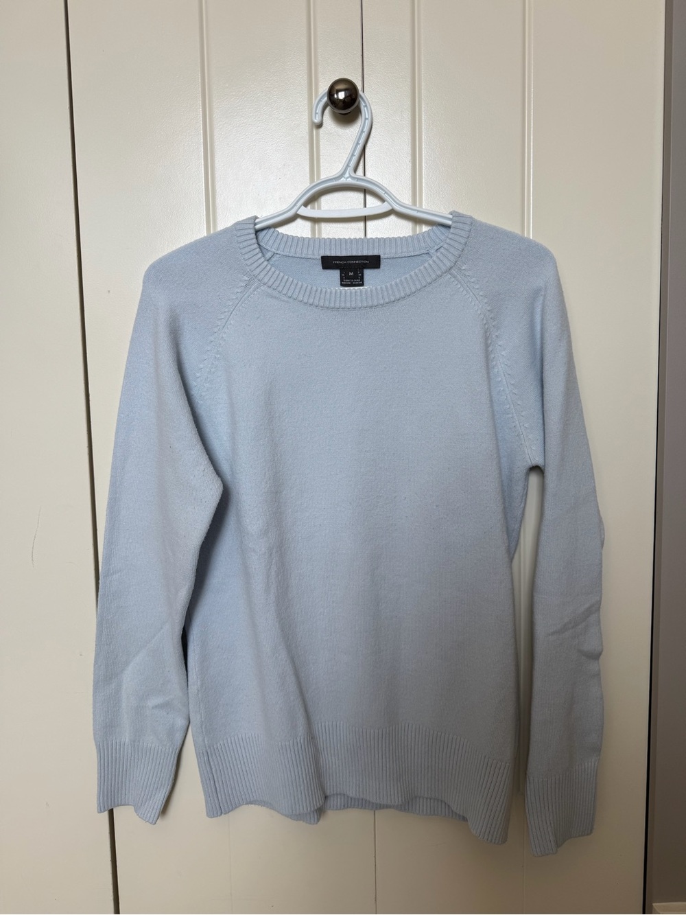 French Connection Pale Blue Crewneck Sweater